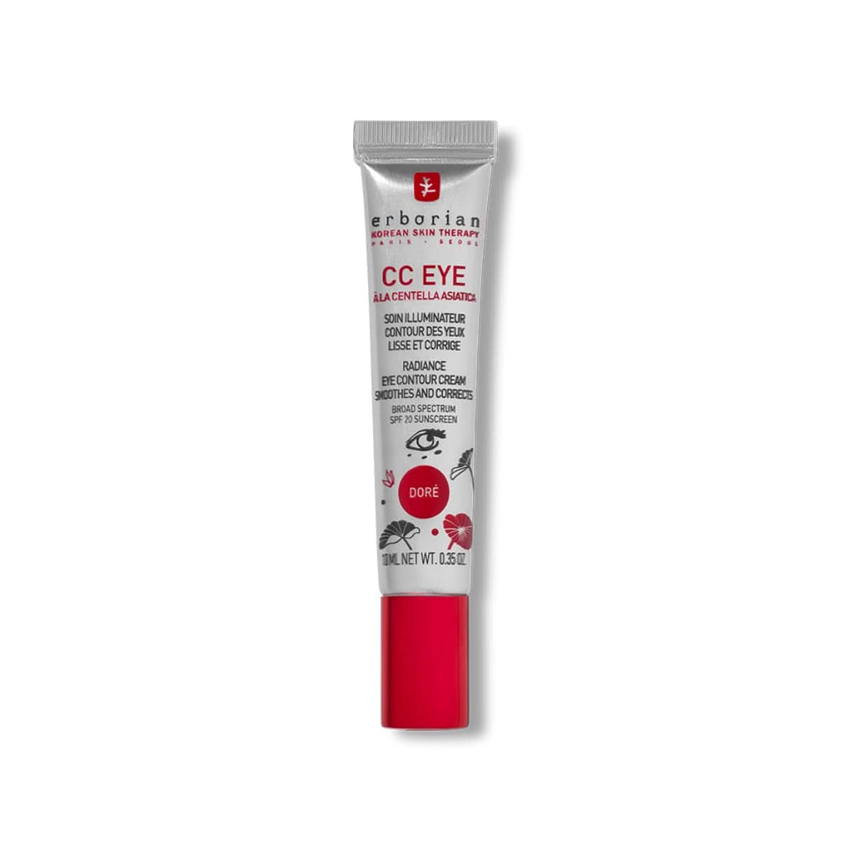 Erborian - CC Eye Cream Gold con Centella Asiática - Corrector de contorno de ojos Cosmética y Belleza Naty Shop Cc Eye Gold
