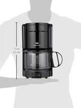 Cafetera espresso Braun KF 47 BK - Cafetera espresso con filtro y jarra de cristal para café filtrado clásico, café aromático gracias al sistema OptiBrew, sistema antigoteo, apagado automático, negra
