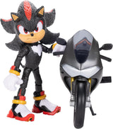 Figura Sonic 3 The Movie Shadow, 15 cm, móvil, incluye Shadow Mobile de Jakks Pacific, acústica, negro Figuras de acción Naty Shop