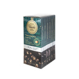 Venchi - Pack de 6 tabletas de chocolate negro con avellanas, 600g - Sin azúcares añadidos - Sin edulcorantes artificiales - Sin gluten - Vegano - Idea de regalo