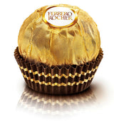 Ferrero Rocher - Bombones especiales crujientes y cremosos de avellanas - Regalo de San Valentín para él y para ella - 16 paquetes de 4 bombones individuales