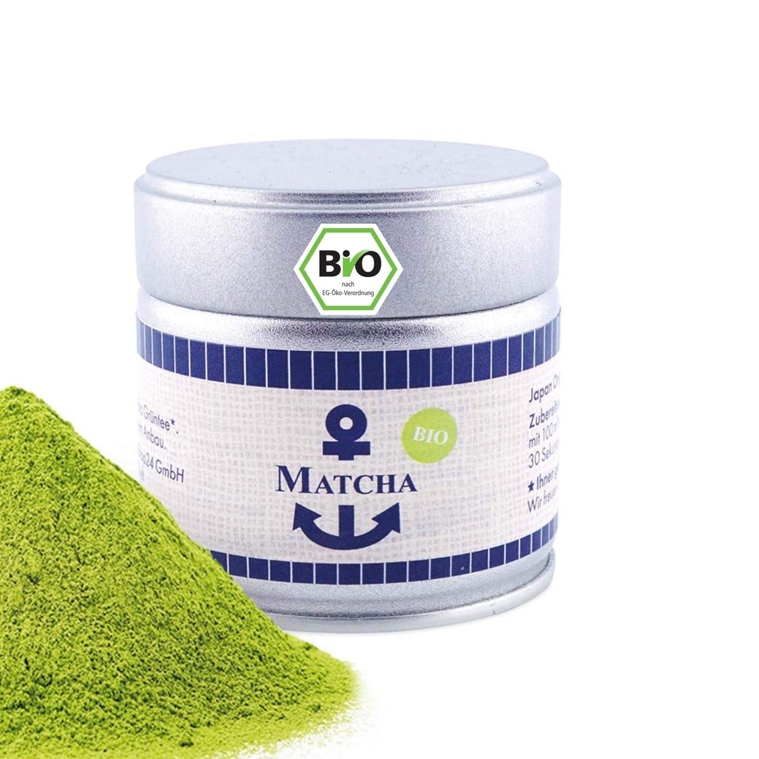 Matcha orgánico premium de Japón, grado ceremonial, sin pesticidas, polvo extrafino en caja de 30 g, sabor a té verde intenso y delicado, adecuado para café con leche, batidos, grado ceremonial