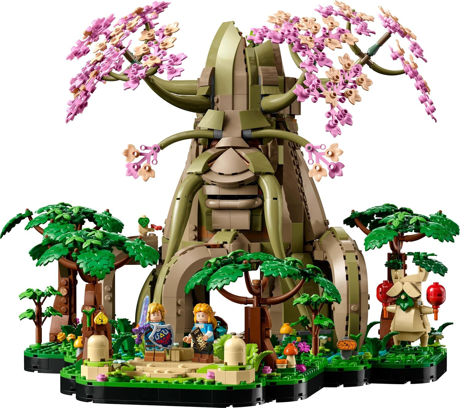 LEGO The Legend of Zelda Deku Tree 2-In-1 - pieza coleccionable con minifiguras de Princess Zelda y 3 Link - set de construcción para adultos e idea de regalo para fanáticos de los videojuegos - 77092 Juegos de construcción Besuche den LEGO-Store