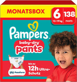 Pampers Baby-Dry Pants Tamaño 5, 160 unidades, 11 kg-17 kg, auslaufsichere 360° apto para día y noche