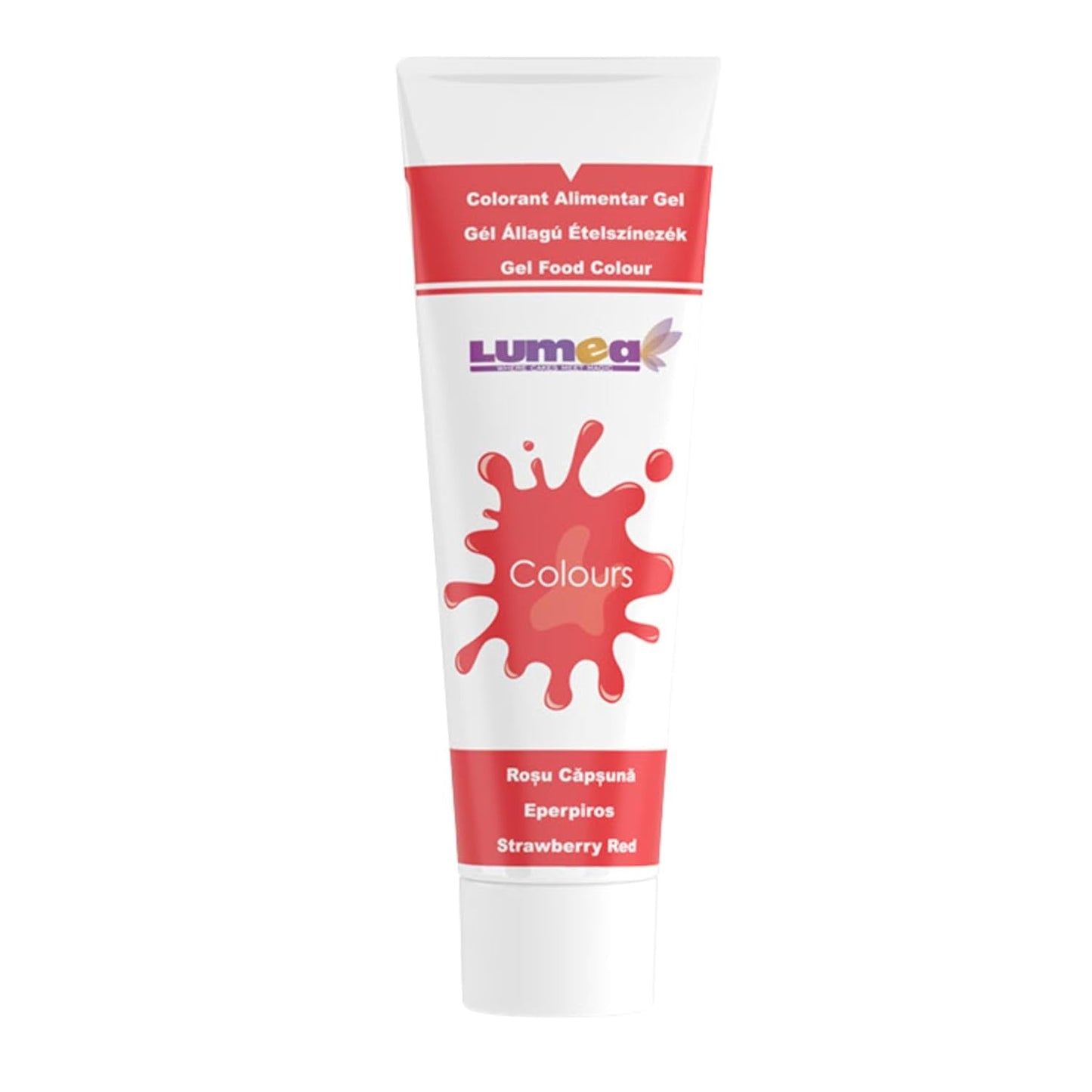 Dekozauber 24 Colorante alimentario rojo, gel, 30 g, vegano, sin azúcar, altamente concentrado, colorante alimentario rojo para fondant, crema de mantequilla, bebidas y más