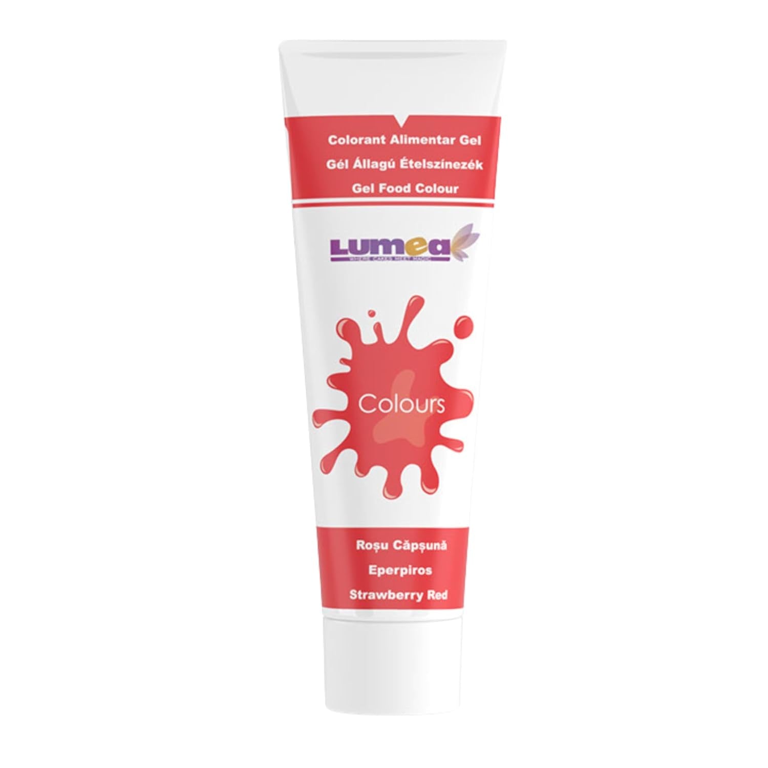 Dekozauber 24 Colorante alimentario rojo, gel, 30 g, vegano, sin azúcar, altamente concentrado, colorante alimentario rojo para fondant, crema de mantequilla, bebidas y más