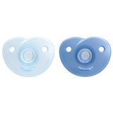 Philips AVENT Soothie - Chupete sin BPA para bebés de 0 a 6 meses, azul/celeste (modelo SCF099/21)