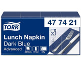Tork Linstyle 509542 Servilletas de cóctel negras, pliegue 1/4, 1 capa, 23,8 x 23,8 cm, 1 x 100 servilletas