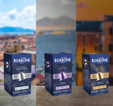 Caffè Borbone Verkostung Kit, 90 Cápsulas de Aluminio: 30 Mia Napoli, 30 Ciao Venezia, 30 Magica Palermo, (3 x 30 Stück) – Compatible con Kaffeemaschinen für den Hausgebrauch de la marca Nespresso®*