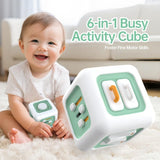 Juguete sensorial para niños de 1 a 3 años | Juguete Montessori para niños a partir de 1 año | Juguete de Viaje para Bebés 12-18 Meses | Cubo de actividades, regalo de cumpleaños o Navidad para niños de 1 año.
