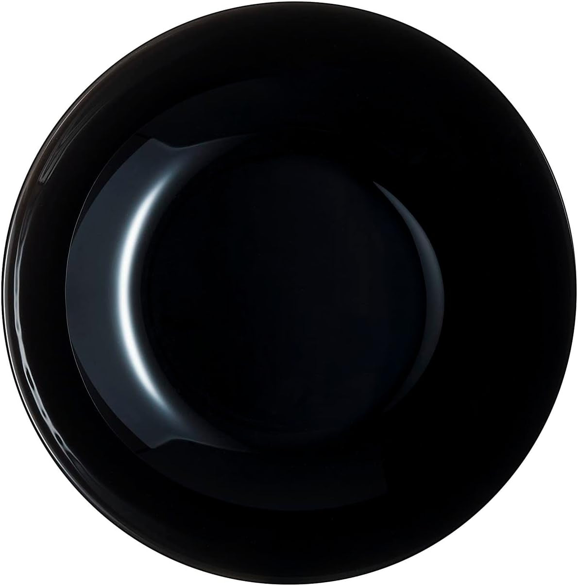 Vajilla Arcopal Zelie de cristal negro, 12 piezas, 4 puestos, negro
