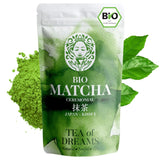 Matcha en Polvo Orgánico para Té y Matcha Latte - Calidad Ceremonial Premium de Japón - Té Verde Kissui Original - 30g