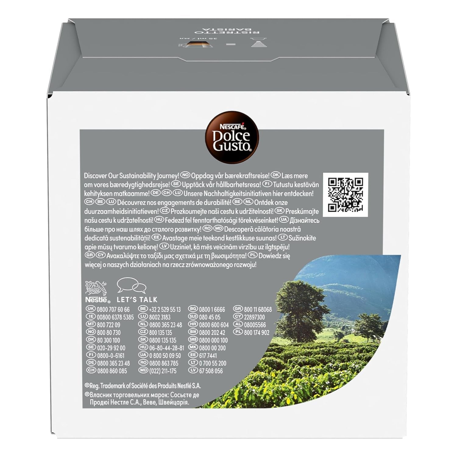 NESCAFÉ DOLCE GUSTO Ristretto Barista Kaffeekapseln Paquete de 3 (3 x 16 Kapseln)