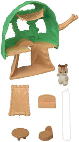 Sylvanian Families 5318 Casa del árbol para bebés - Juego de casa de muñecas