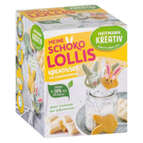 HEITMANN KREATIV - Piruletas de Chocolate - Con Tintes Herbales en Polvo - Amarillo y Verde - Kit DIY - Pascua