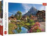 Trefl, Puzzle, Alpes en verano, 2000 piezas, Calidad Premium, Para niños mayores de 12 años Puzzle Naty Shop Título predeterminado