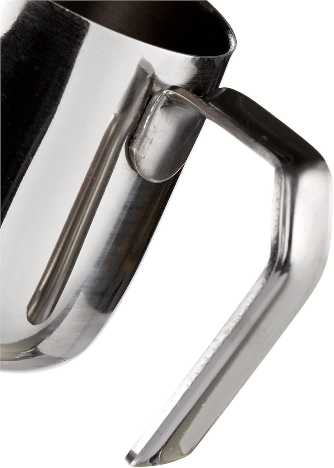 Cilio 0000201383 Jarra Latte Macchiato, Acero Inoxidable, Plata, 6,4 x 7,4 x 7,6 cm