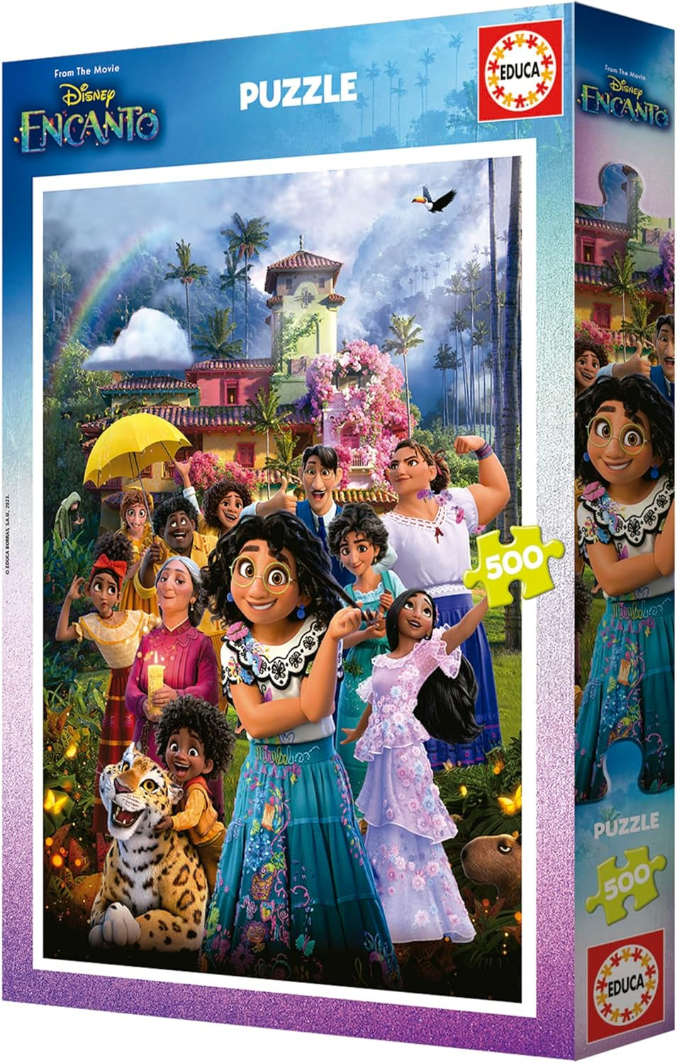 Educa - Puzzle 500 piezas para adultos | Disney Encanto, puzzle de 500 piezas para adultos y niños a partir de 11 años, puzzle para niños (19572) Puzzle Naty Shop