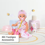 BABY Born Lena (Niña) - muñeca bebé 36 cm - 7 funciones, incluidos accesorios y colchón - Funciona completamente sin pilas - Apto para niños pequeños a partir de 1 año