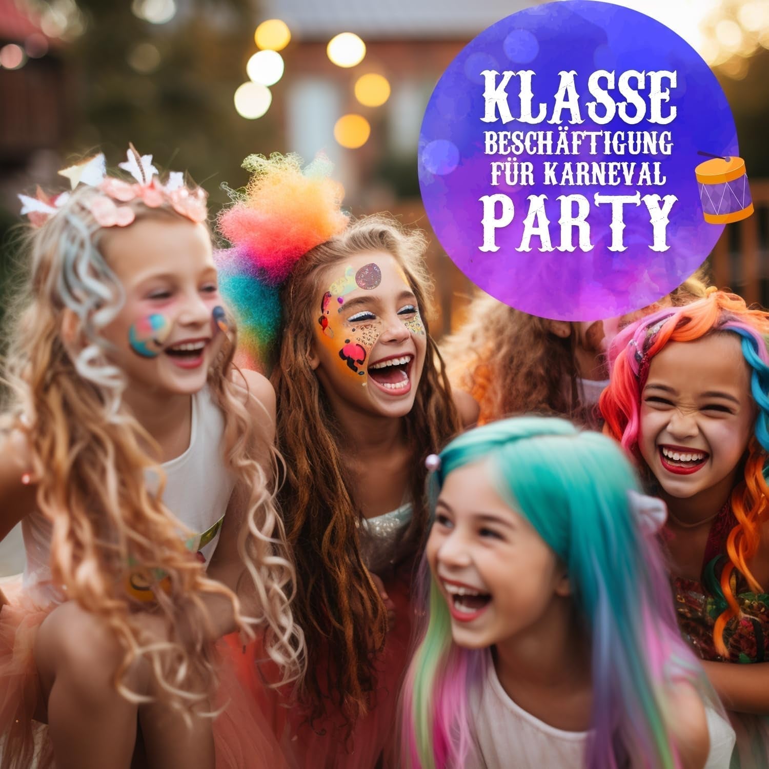 Magicat Tizas para el Cabello para Niña Set I 10 Colores Lavables y 5 Gomas para el Cabello I Regalo para Niñas de 4 a 10 Años I Regalo Creativo para Fiesta de Cumpleaños Infantil 2025 I Colorida y Segura Naty Shop Tinte para el Cabello