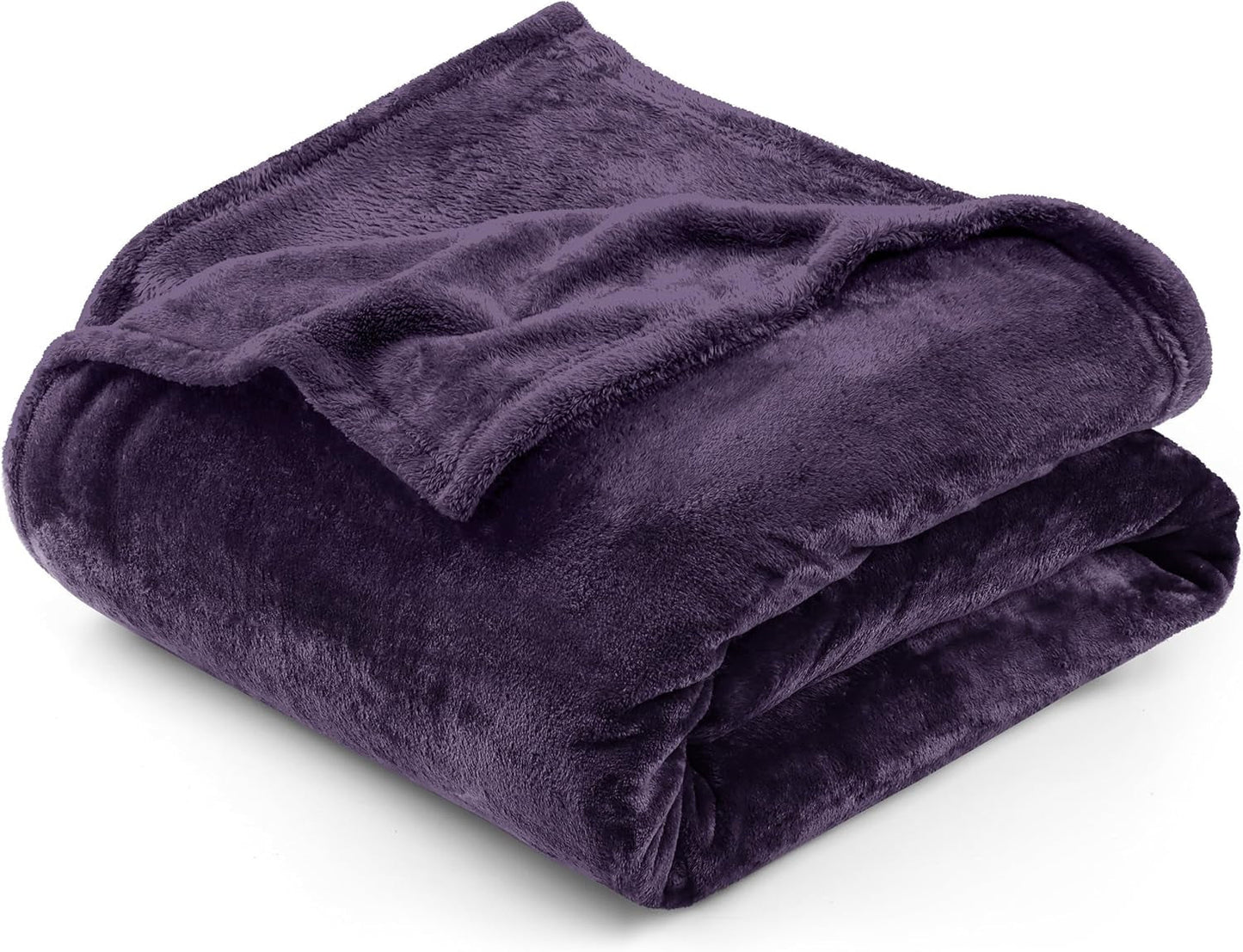 Utopia Ropa de cama Acogedora manta polar [228 x 228 cm, gris] Manta suave, ligera, cálida y esponjosa Manta cómoda y transpirable para cama, sofá, camas y mantas Besuche den Utopia Bedding-Store Púrpura 150 x 200 cm