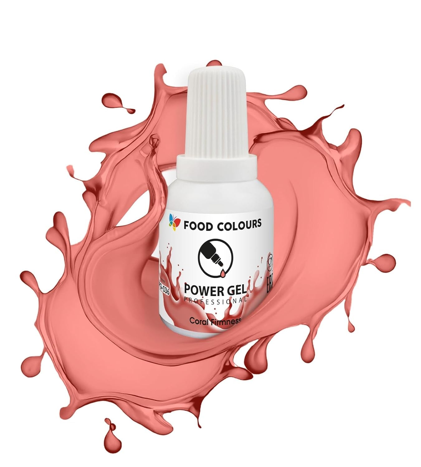 Colorante alimentario en gel, beige, color champán, 20 g. Colorante alimentario para una amplia gama de aplicaciones para decoración de tartas, tartas, natas, bizcochos, glaseado real, macarons.