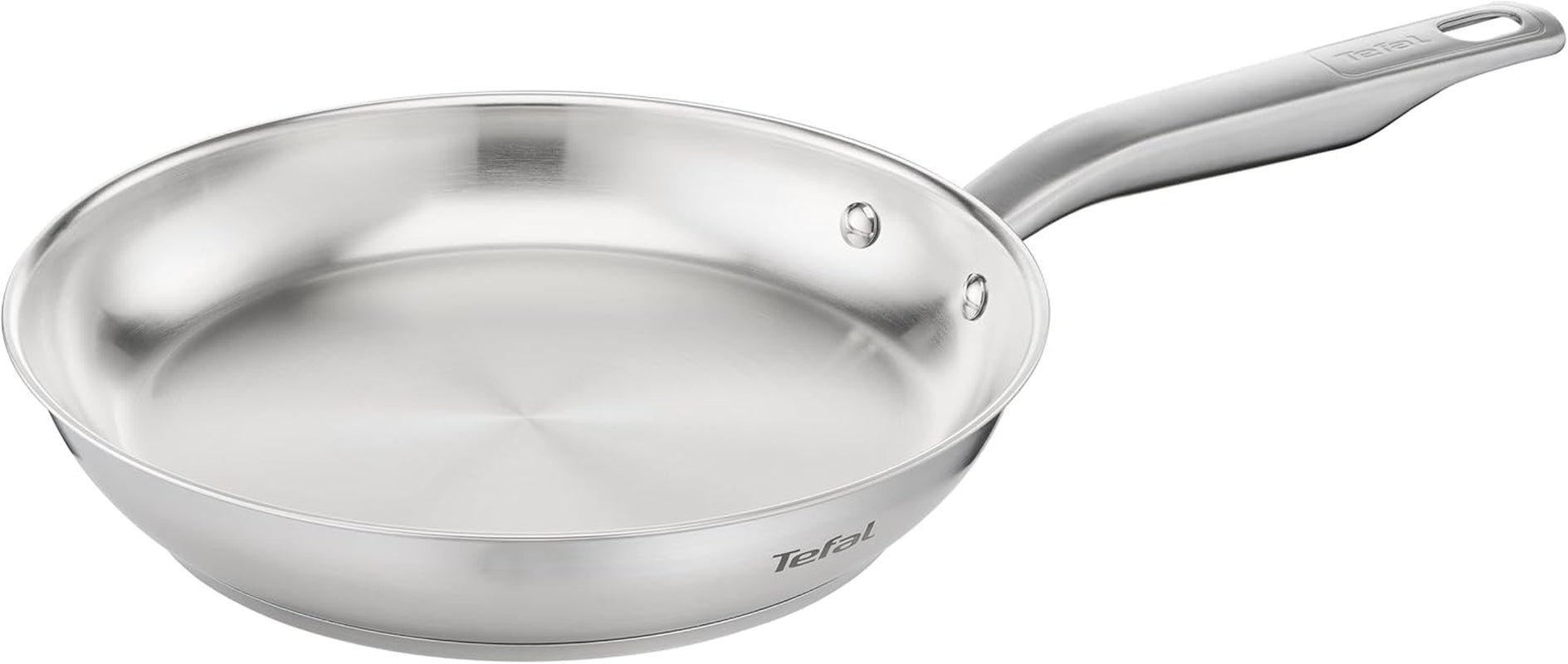 TEFAL VIRTUOSO Sartén 28 cm, Sartén Acero Inoxidable, Inducción Ollas y Sartenes Naty Shop 24 Cm Sin Recubrimiento
