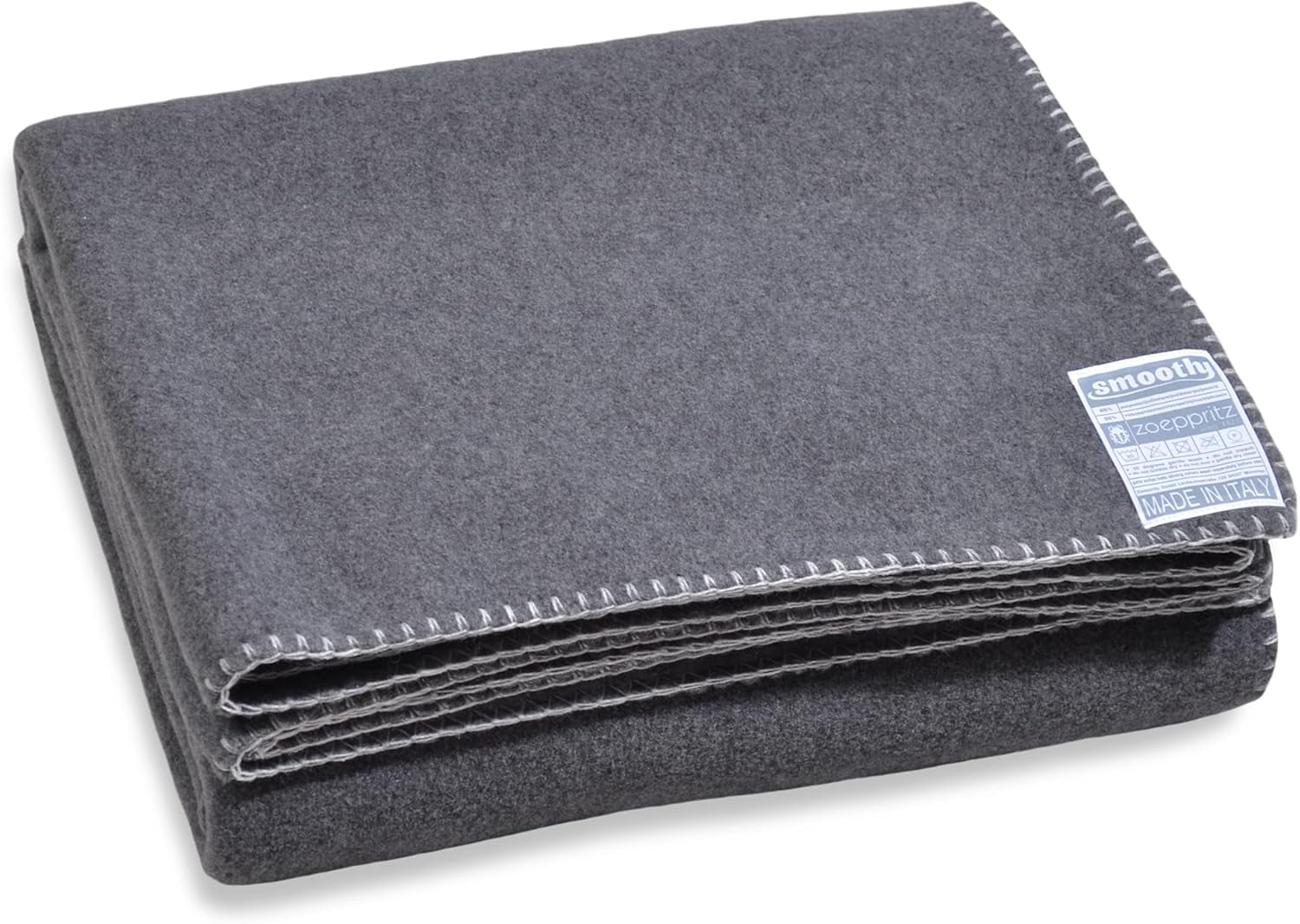 Zoeppritz since 1828 Manta Polar Suave - Manta Polar Cómoda Y Mullida - Vegano - 140X190Cm - 010 Blanquecino, 010 Blanquecino Zoeppritz Since 1828 Gris 140X190Cm Camas y Edredones