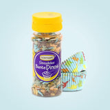 Set Günthart Dino, 55 gramos + 50 estuches de papel para cupcakes Sprinkles Naty Shop