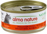 Almo Nature HFC Comida húmeda natural para gatos - Recetas variadas con pollo - 6 x 70g