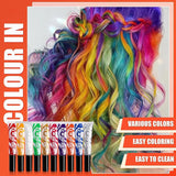 Tinte Capilar Temporal Verde - 14ml Tinte Capilar Tiza, Tinte Capilar Verde Lavable, Tiza Capilar Color Instantáneo, Tinte Capilar Tiza Carnaval para Navidad Halloween, Carnaval, Cosplay Tinte Capilar Naty Shop