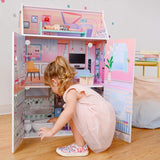 Olivias Little World Glasshouse Kids Casa de muñecas de 12" y 10 accesorios para muñecas 3,5" Multi Td-12518D Casas de muñecas Naty Shop