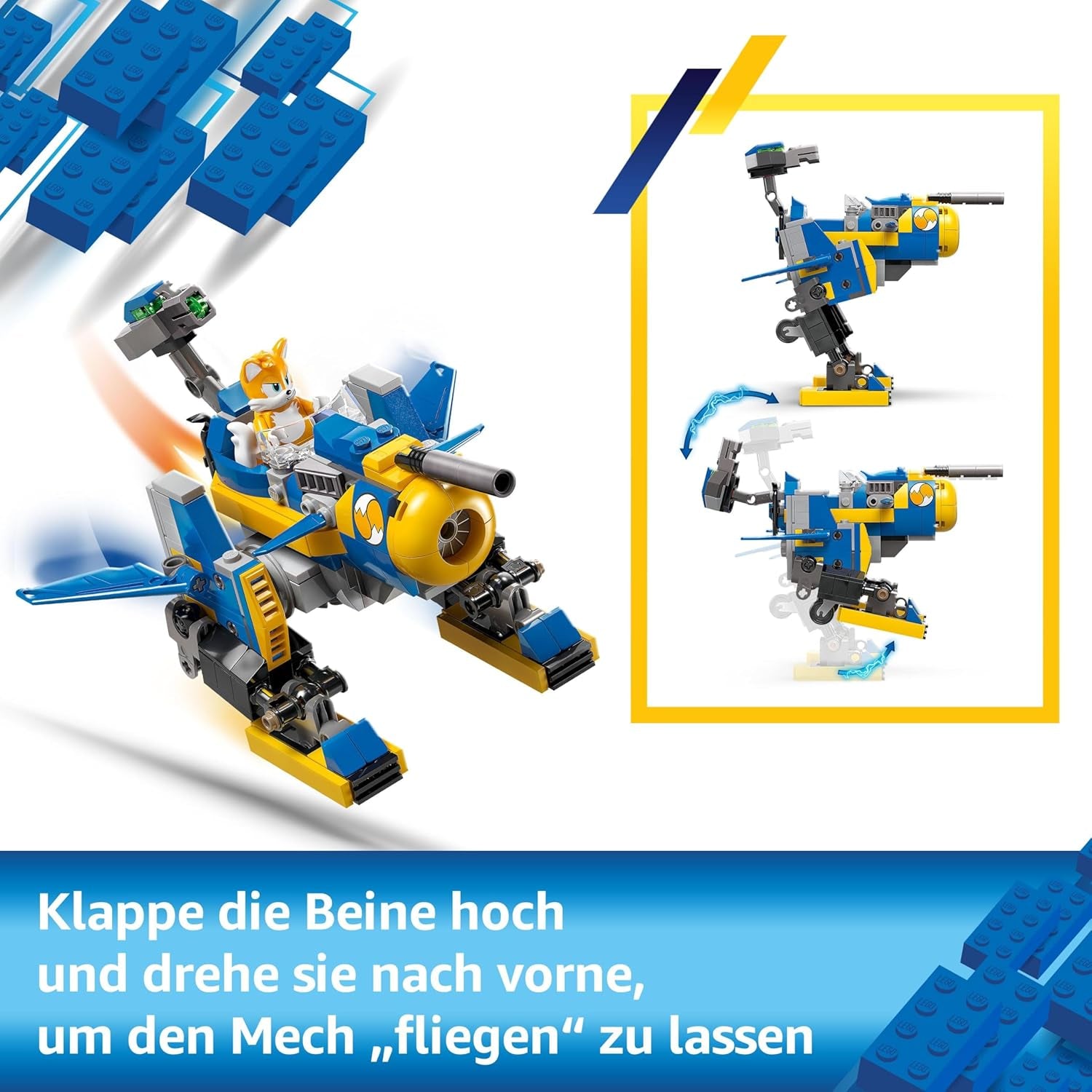LEGO Sonic the Hedgehog Ciclón vs. Metal Sonic - Juguete coleccionable Mechs con 2 minifiguras de videojuegos - Idea de regalo para niños y niñas a partir de 8 años y aficionados a los juegos adolescentes 77002 Juegos de construcción Besuche den LEGO-Store
