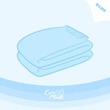 CutiePlusU Pañales para adultos, superficie seca, máxima absorbencia durante la noche, pañal desechable para incontinencia, azul, paquete de 2 (mediano 71-96 cm)
