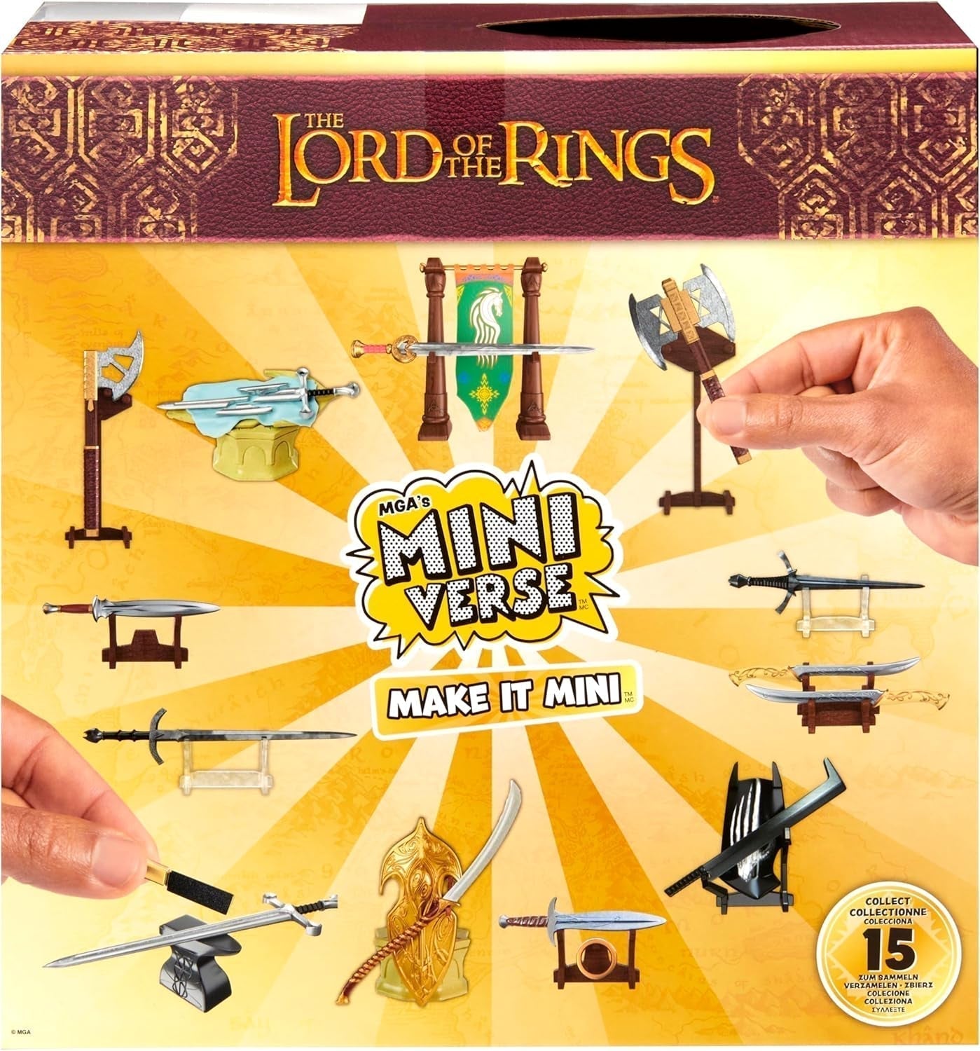 Mga'S Miniverse Make It Mini - El Señor de los Anillos Mini Coleccionables Blind Pack Kit de Artesanía de Resina Réplicas Apto para Coleccionistas y Niños 8 Años No ESSBAR Figuras de Acción Naty Shop
