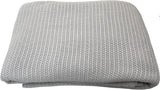 Family Bedding Manta Celular Rosa para Cama Doble, Algodón, Colcha Grande Reversible, Manta Celular Tradicional, Ligera, Térmica, Suave, Edredones y Edredones de 230 X 230 Cm Naty Shop Cama Individual Gris (180X230Cm)