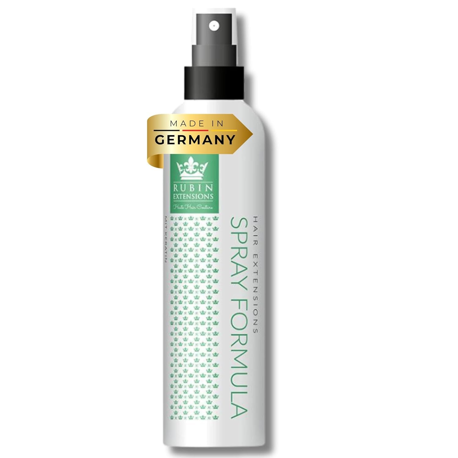 Spray bifásico para el cuidado de extensiones de cabello humano | queratina, colágeno y B5 altamente concentrados | protección y brillo para extensiones de cinta de cabello humano | ideal para extensiones de cabello humano y trenzas de cabello humano | Pack 2 Productos Desenredantes Del Cabello Naty Shop 200 Ml (1 pack)