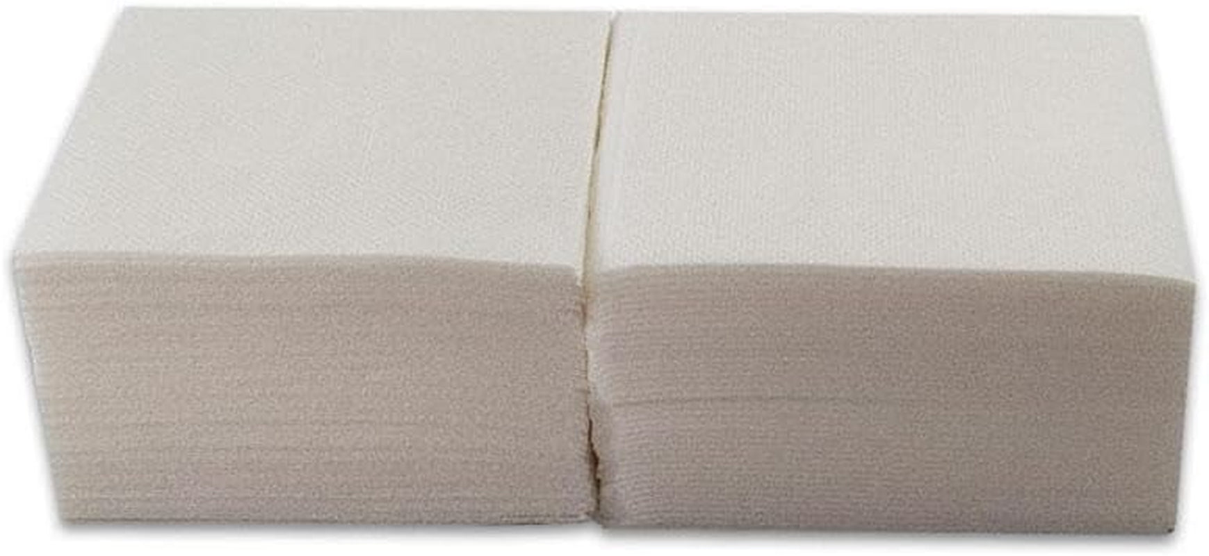 , Servilleta de papel para cóctel, pliegue 1/4, encaje, 150 servilletas, blanco