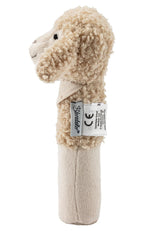Sterntaler Baby Squeaker Oveja Flocke - Juguete para bebé de telas suaves - Juguete de agarre para bebé - Primeros intentos de atrapar y jugar, color arena Bebe Toys Naty Shop