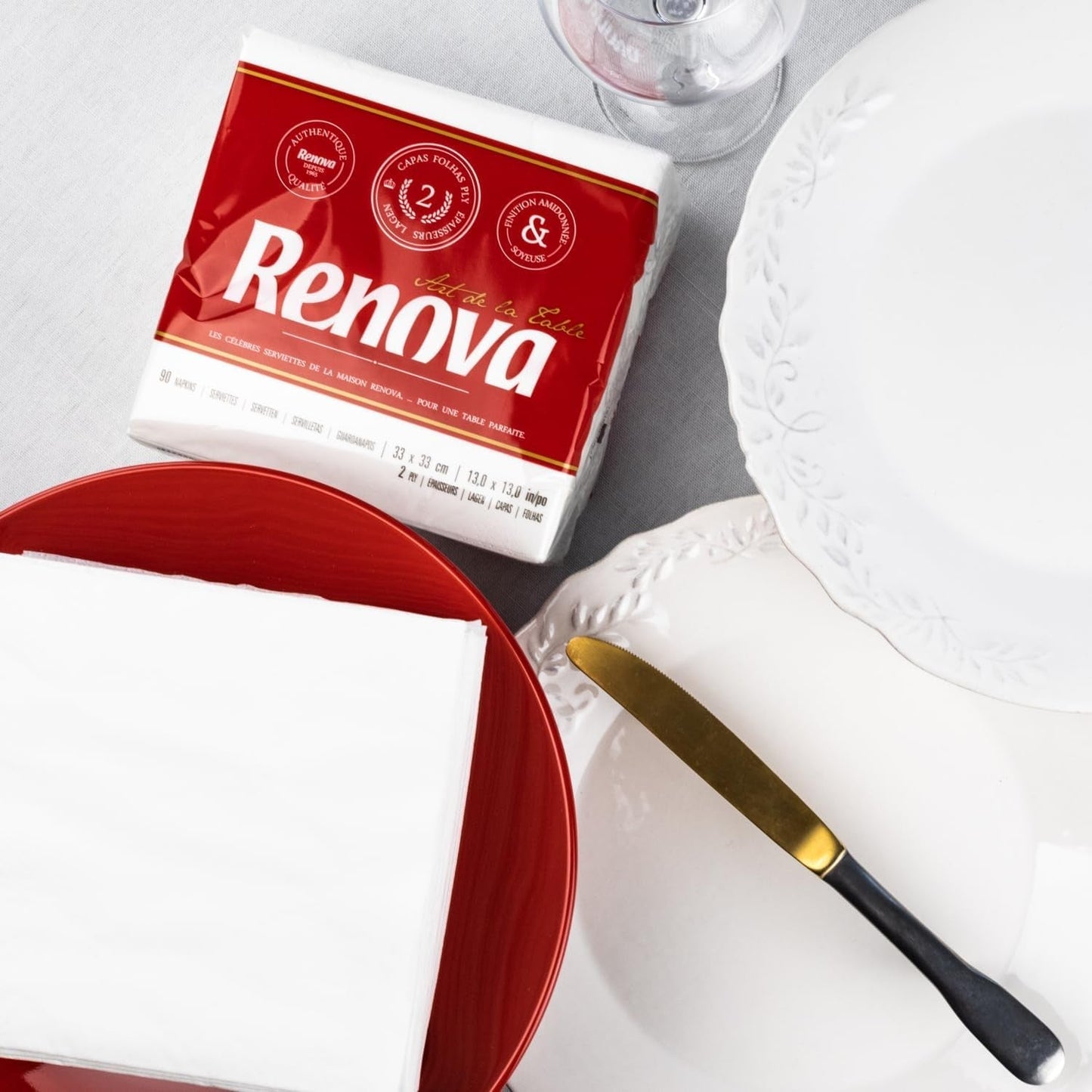Toallitas Renova - 3 paquetes de 540 piezas