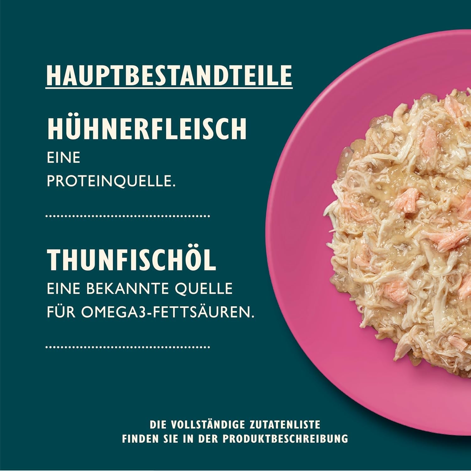 Lily's Kitchen Aus Naturichen Ingredient hermestellung Zerkleinerte Filets in Gelee mit Hühnchen und Lachs Ausgewachsen Nassfutter für Katzen Dosis de 70 g