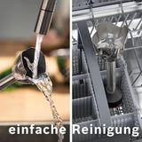 Bosch Stabmixer Ergomaster Serie 6 MSM6M673, 10 Jahre Motorgarantie, Edelstahl-Klingen, Verschleißfreie Keramik-Kupplung, Luftkühlung, Zerkleinerer, Kartoffelstampfer, Schneebesen, 1000 W Cocina Naty Shop