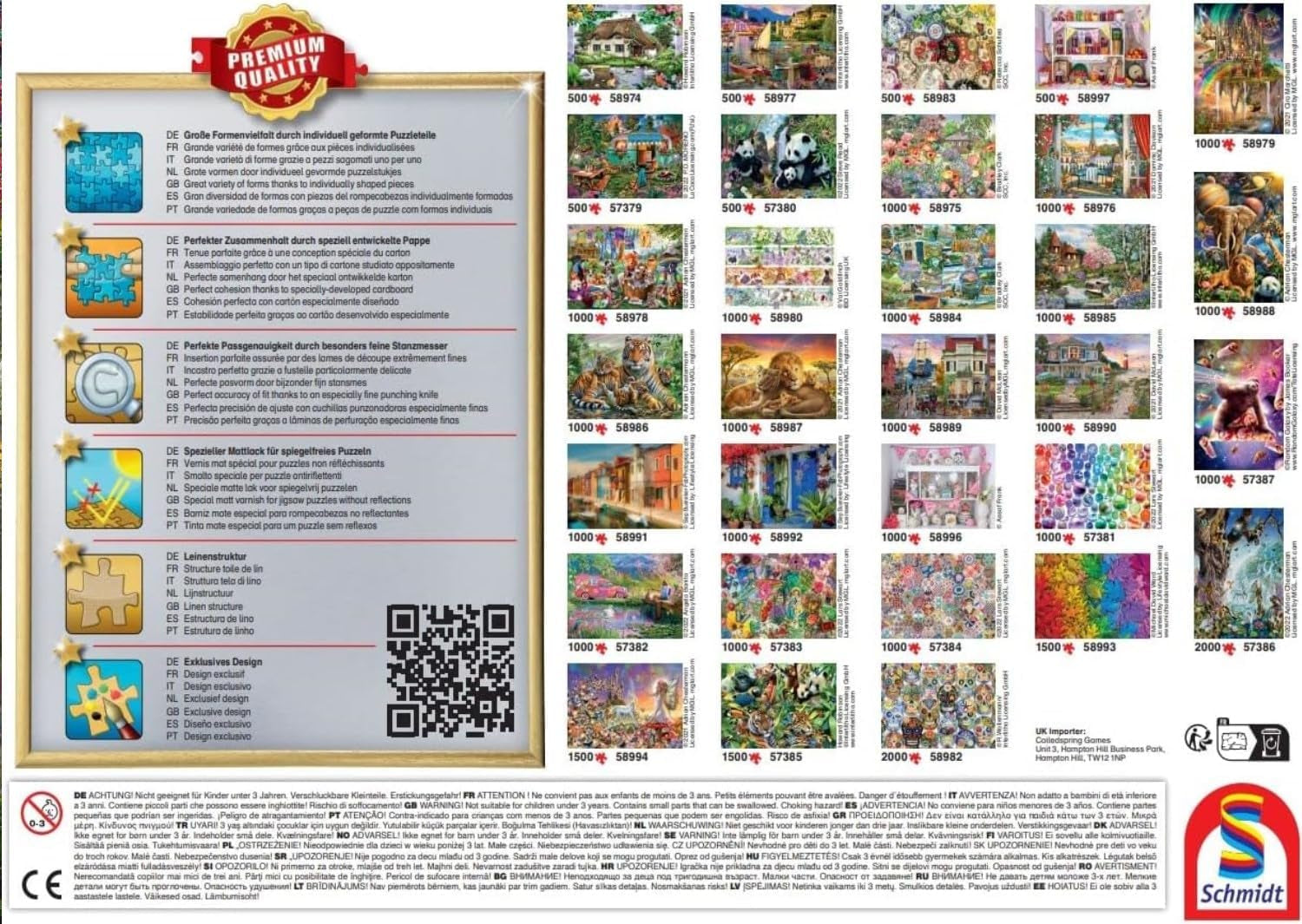 Schmidt Spiele 57392 Dream Big, gatos, rompecabezas de 1000 piezas Puzzle Naty Shop
