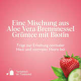 Twinings GLOW té verde de aloe vera y ortiga con biotina, mezcla de té de hierbas para el cuidado natural de la piel y el cabello, paquete de 12 (10 bolsitas cada uno)
