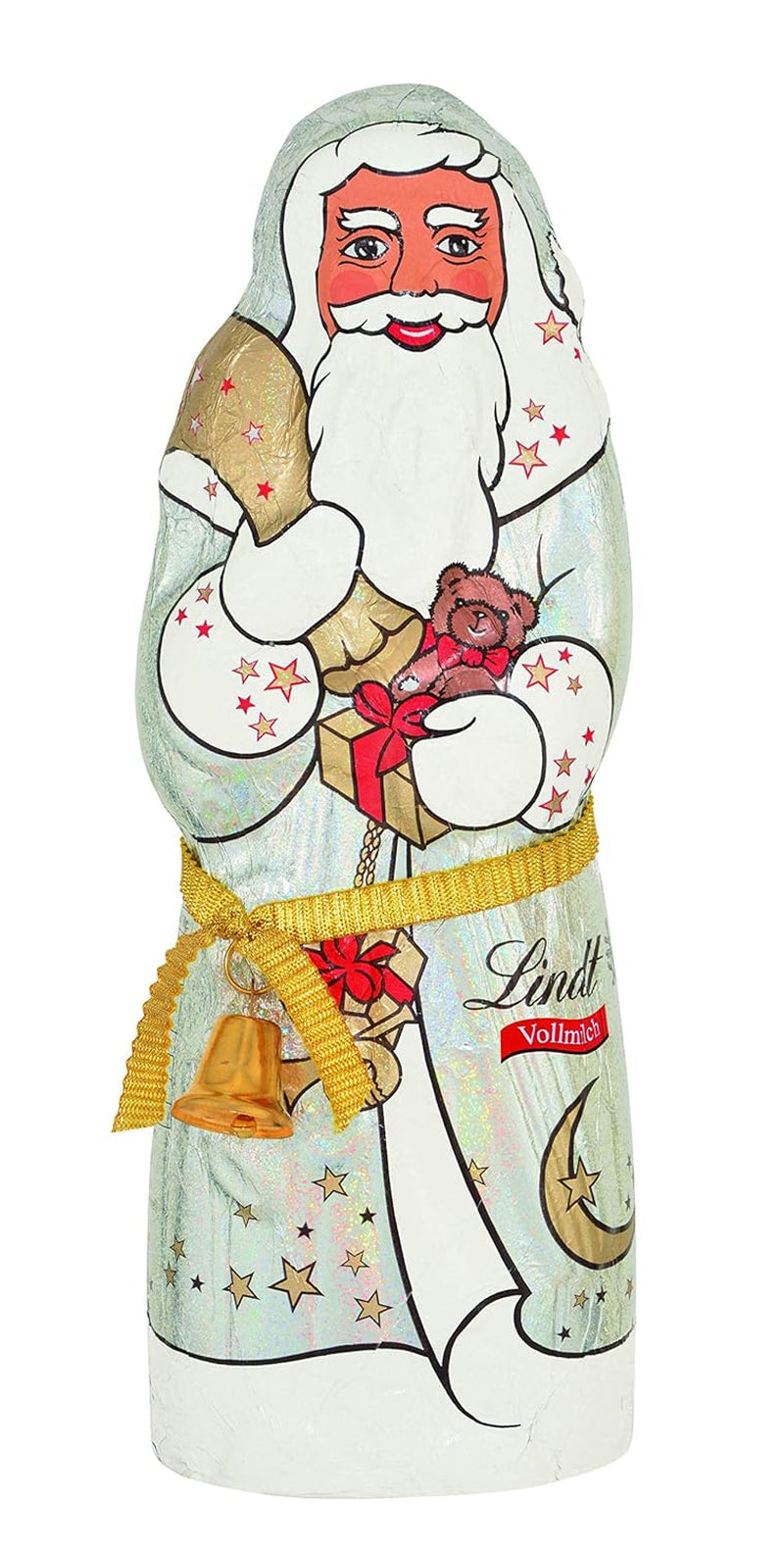 Lindt Santa Glamour, chocolate con leche, nuevo diseño, 1 paquete (18 x 125 g)