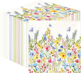 Talking Tables Servilletas desechables tipo mesa, servilletas de papel suave, servilletas desechables con estampado floral, para bodas o uso diario, ecológicas, compostables, reciclables