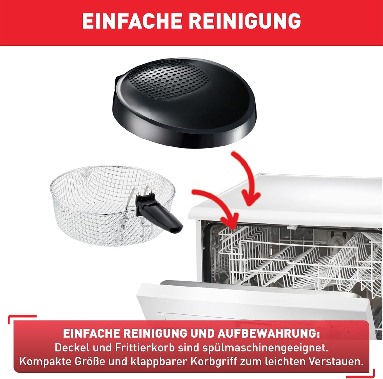 Freidora Tefal Maxi, Tecnología Cool Wall, 1,2 Kg, termostato regulable Electrodomésticos Naty Shop