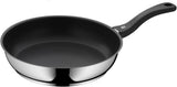 WMF Devil Pfannenset 2-Teilig, Bratpfanne 28 Cm + 24 Cm, Pfanne Induktion, Cromargan Edelstahl Beschichtet, Kunststoffgriff Naty Shop