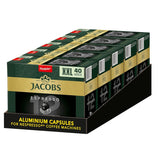 Jacobs Kaffeekapseln Espresso Ristretto, Megapack XXL, Intensidad 12/12, 5 x 40 Getränke, Nespresso* compatible Kaffee Kapseln, 200 Kapseln
