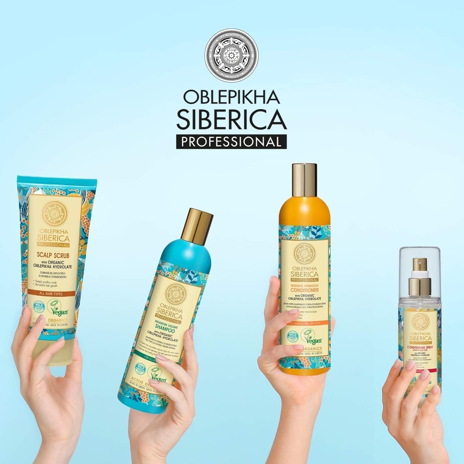 Natura Siberica Oblepikha Mascarilla para cabello muy dañado, 1 paquete (1 x 170 ml) Mascarilla capilar Naty Shop
